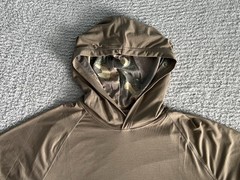 Habit Hooded Shirt Men’s Large Brown Hooded Performance Wicking Stretch Bamboo