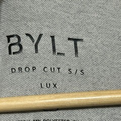 BYLT Drop Cut Lux Shirt Men’s XL Gray Short Sleeve Stretch Performance