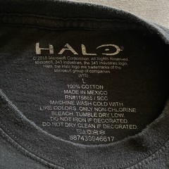 2010s Halo 5 Guardians T Shirt Mens Size Large Black Microsoft Video Game