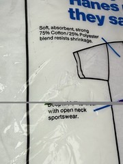 Vintage Hanes V-Neck Pack of 3 XL White T Shirts Made In USA New In Package