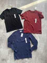 Goodfellow & Co Mens Sz Small T-Shirt /sweater Bundle Includes 3 Pieces All NWT