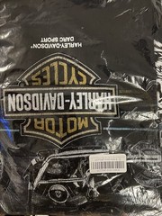 Darc Sport Harley Davidson Bushido LAST RIDE RAW HEM BOX CUT TEE Size Small