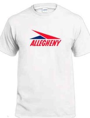 Allegheny Airline US Air Travel Pittsburgh Classic Vintage Retro T-shirt 2