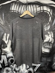 Nike Dri-Fit ADV Techknit Ultra Running Sport Grey T-Shirt Men’s Size XL