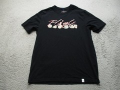 Jordan Shirt Mens L Black Flight Championship Rings Graphic Tee Basketball