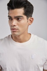Crew Neck T-shirts for Men in Pima Cotton. Soft and comfortable with Logo