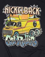 Nickelback T Shirt Get Rollin Black New Official S M L XL XXL