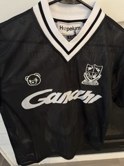 HOPEIUM MESH FOOTBALL TEE BLACK Small NWT MSRP $220