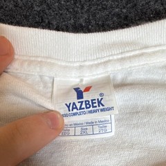 Yazbek White Cozumel Mexico Parrot Graphic Men’s Cotton Crew Neck T-Shirt 2XL
