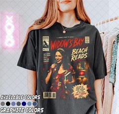 Widow’s Bay Beach Reads Shirt, Horror TV Series Tee, Comic Cover Graphic Tee