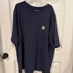 Carhartt Men’S X-Large Short Sleeve T-Shirt – Navy-Grunge Lot Of 2