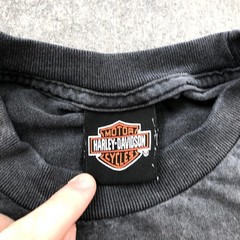 Harley-Davidson Shirt Mens XL Gray Cajun H-D Lafayette Louisiana Dealer Graphic