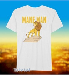 New Disney The Lion King Mane Man Mufasa Mens T-Shirt