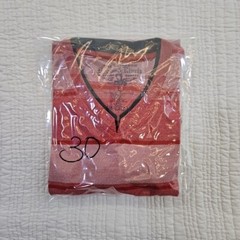 Denim & Rivets Short Sleeve Shirt Men’s Size L Color Red/White V Double Collar