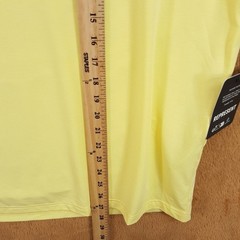 REPRESENT Shirt Mens Medium Yellow Crew Cut Off Sleeveless Oversized Tank Tee