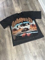 Godspeed Graphic Print Cotton Crew Neck Short Sleeve T-Shirt Size L