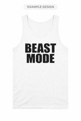 Custom Gym Tank Top Personalized Workout Shirt Mens Fitness Motivational Gift