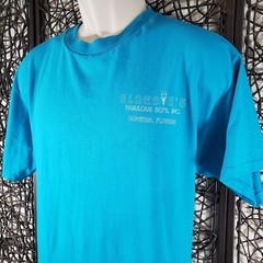 VINTAGE BLONDIE’S FABULOUS 50’s MENS T TEE SHIRT L 42-44 SINGLE STITCH BLUE