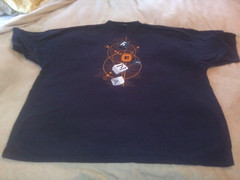 Vintage Karl Kani Men’s 6X Navy Blue Dice Logo Graphic Cotton T-Shirt~Y2K~pz