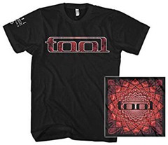 New Tool Band Shirt Red Logo Pattern Live Nation T-Shirt (SML-2XL) badhabitmerch