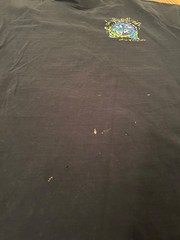 vtg 90s distressed single stitch Umbro soccer tshirt. made in use. xl