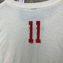 NFL Stranger Things T-Shirt Mens Large Cream Short Sleeve Graphic Tee NEW