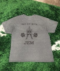 Vintage Bodybuilding Weightlifting Weights Tee Fit Large Gym