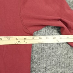 BYLT Shirt Mens Small Maroon Drop Cut Long Sleeve Henley LUX Stretch Casual-