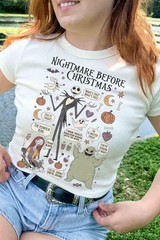 Disney Nightmare Before Christmas Nightmare On The Main Street Unisex Tee 140740