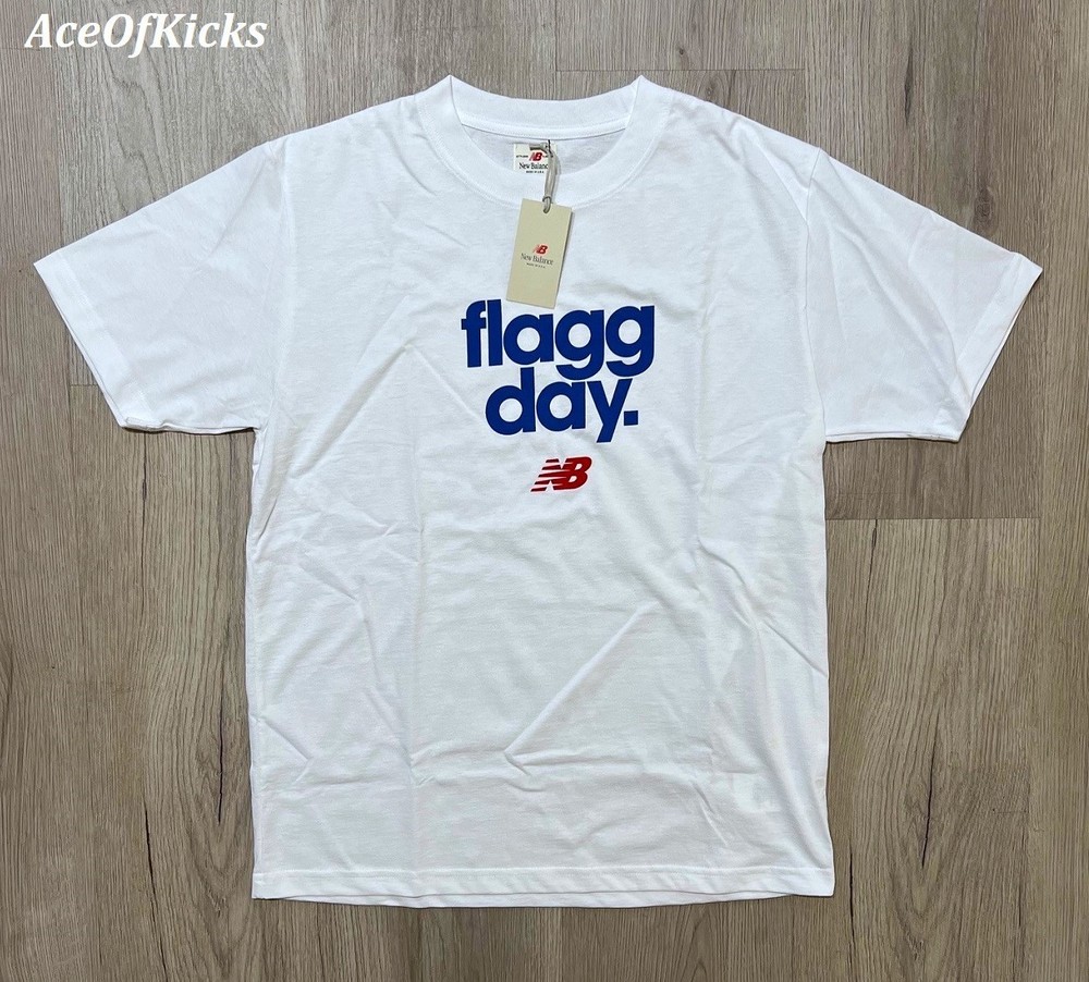 New Balance Made in USA Cooper Flagg Day White T-Shirt SZ S-2XL Men’s MT51548