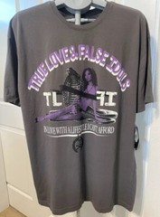 True Love & False Idols Unisex TLFI Cobra Graphic Dark Gray Shirt NWT Size XL