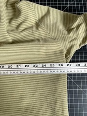 Y2K Oversized T-Shirt Men’s XL Green Textured Stripe Pattern Skater Breakwater