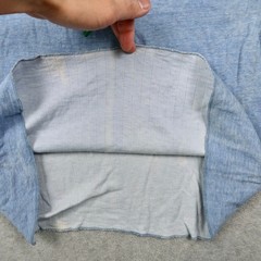 Vintage 80s LL Bean River Drivers Shirt Mens M Blue Henley Long Sleeve Made USA