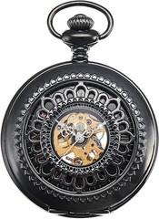 Men’s Pocket Watch with Chain | Hand Winding Vintage Pocket Watch | Classic M…
