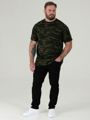 D555 DUKE BIG MENS CAMOUFLAGE T-SHIRT JUNGLE GREEN 2XL 3XL-6XL 7XL 8XL KS16427