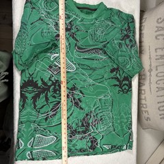 VTG Request Men’s Graphic Embroidered Green Tshirt Big & Tall 4XL Short Sleeve