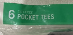 Fruit Of The Loom 6-Tag Free Pocket Tees T-shirts Assorted Colors Small NEW￼￼