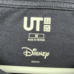 Uniqlo UT Mickey Mouse Shirt Mens Medium Blue Pocket Graphic Feet Tee T-Shirt