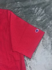 VTG Georgia Bulldogs Men’s Champion Embroidered Cotton T-Shirt Red • XL