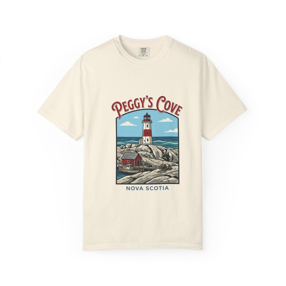 Peggy’s Cove Lighthouse T-shirt | Nova Scotia Coastal Scene