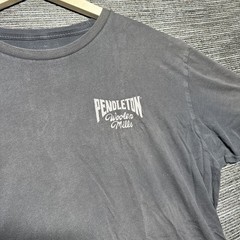 Pendleton Shirt Men’s XL Black Short Sleeve Wooden Mills Faded