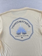 Travis Mathew Always On Vacation Men’s Medium Graphic T-Shirt