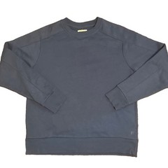 Pact Organic Cotton Sweatshirt M Blue Long Sleeve Pullover Pockets