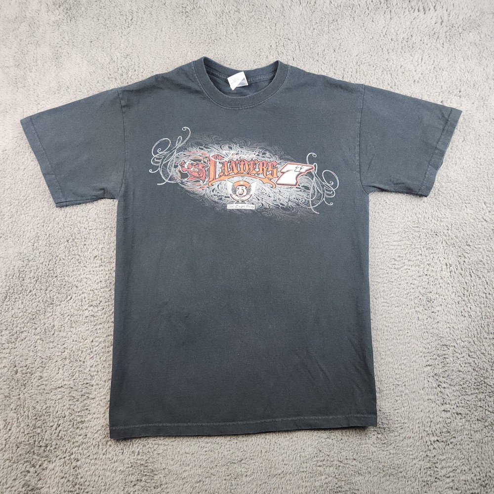 Motorsports Racing Shirt Men’s Medium Jared Landers Clint Boyer Racing Razorback
