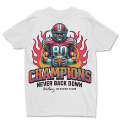 Custom T-Shirt, Champions,Dtf Print On Next Level T-Shirt unisex Soft Cotton