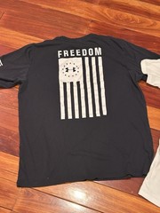 Under Armour Lot of 3 UA Freedom Flag Fishing T-Shirt Men’s Large