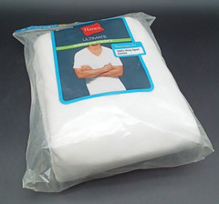 NOS Hanes ~ Ultimate Comfort Soft V Neck Tagless Shirts Mens Large 42″-44″