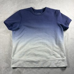 Vince Two Tone Shirt Men’s Size Large Blue Pullover Heavy Weight Casual #6A