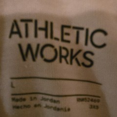 Athletic Works Tri-Blend Tee Men’s L White Crew Neck Graphic T-Shirt