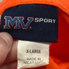 Vintage MV Sport University of Illinois Orange Go Illini Graphic T-Shirt Mens XL